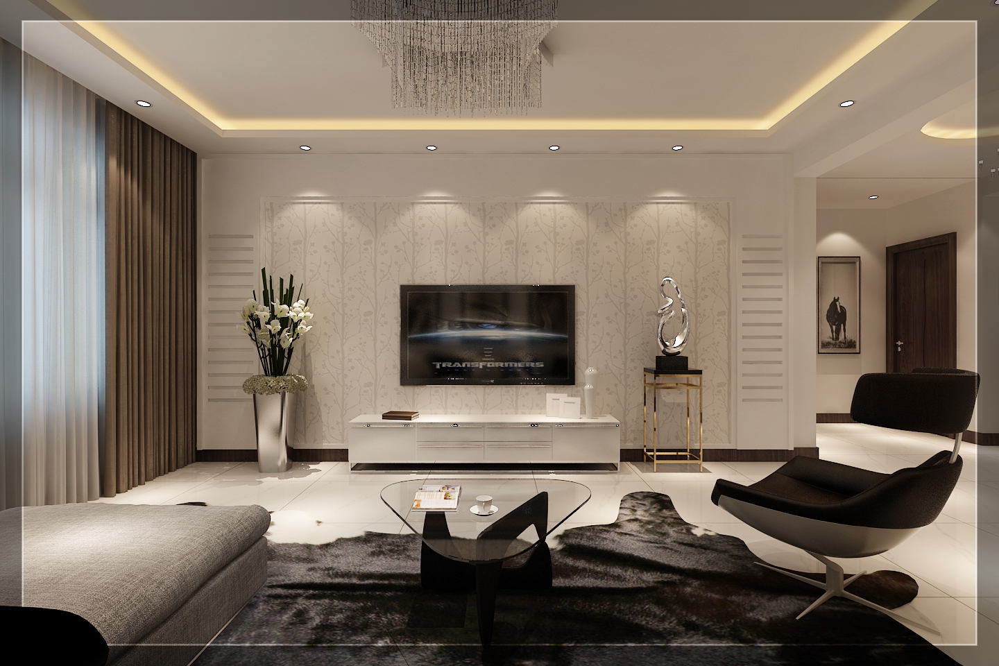 大禹褐石 95平 現(xiàn)代風(fēng)格,大禹褐石公園現(xiàn)代簡約95平米二居室裝修設(shè)計圖片_樣板間_實景圖-搜房網(wǎng)裝修設(shè)計網(wǎng)